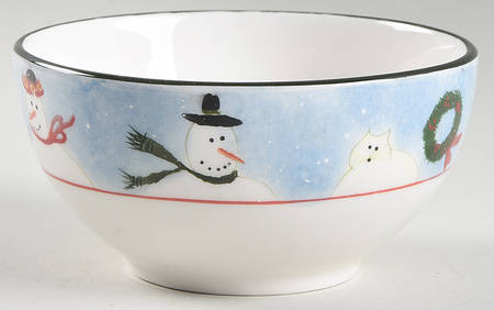 Snow Family Coupe Cereal Bowl