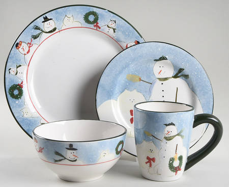 Snow Family 4 Piece Place Setting