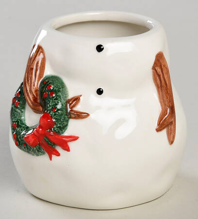 Snow Family Figural Sugar Bowl No Lid