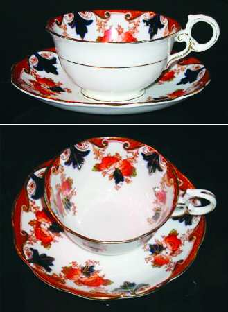 4861 Footed Cup & Saucer Set