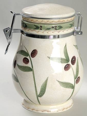 Oliveto Small Canister & Lid