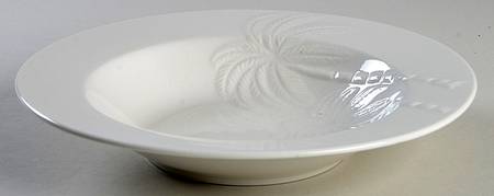 Palm Large Rim Soup Bowl