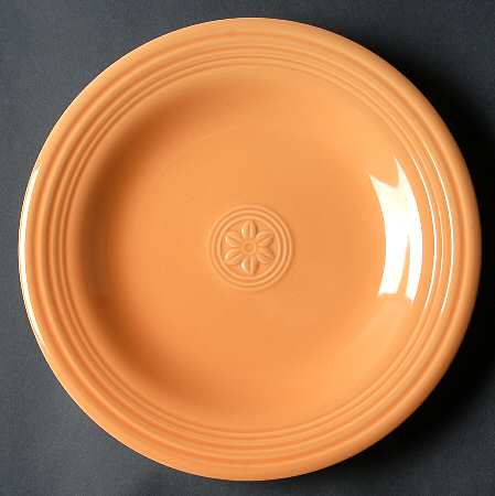 Petals Orange Dinner Plate