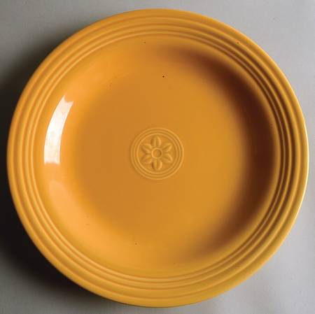 Petals Orange 12" Chop Plate (Round Platter)