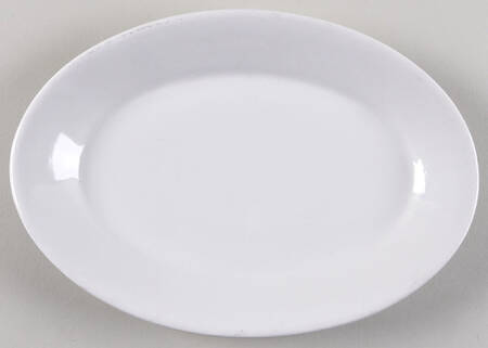 Crown Rego White 9" Oval Serving Platter