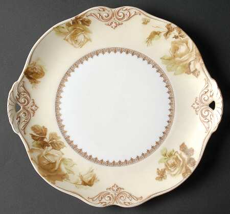16 (Empire Shape) Handled Cake Plate