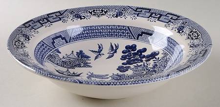 Blue Willow 9" Round Vegetable Bowl