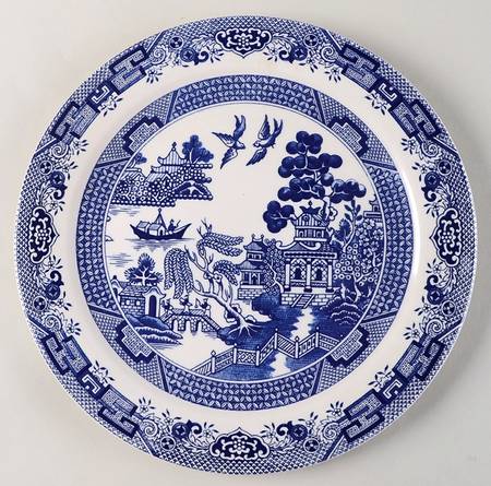 Blue Willow Dinner Plate