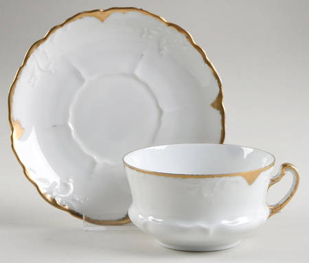 Flat Cup & Saucer Set