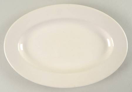 Buffalo China (Buffalo Backstamp) 11" Oval Serving Platter