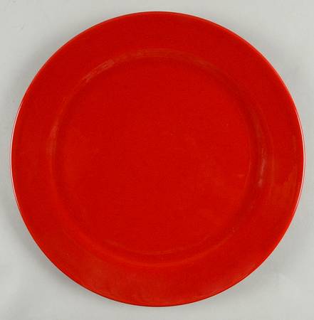 Trend Colors Red Service Plate (Charger)