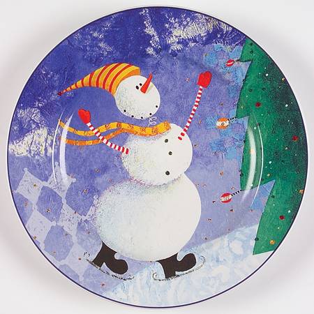 Snow Pals Salad/Dessert Plate by Oneida