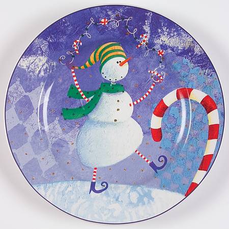 Snow Pals Salad/Dessert Plate by Oneida
