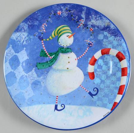 Snow Pals Melamine Salad Plate