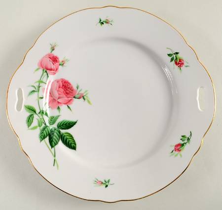 Rose Handled Cake Plate