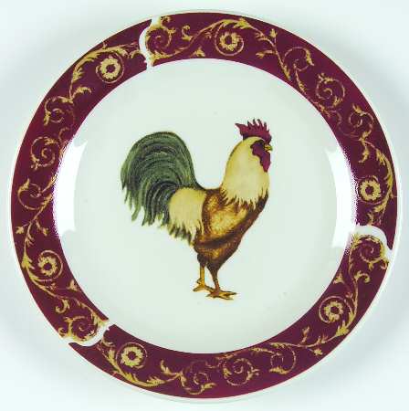 Farmhouse Rooster Salad Plate by Oneida