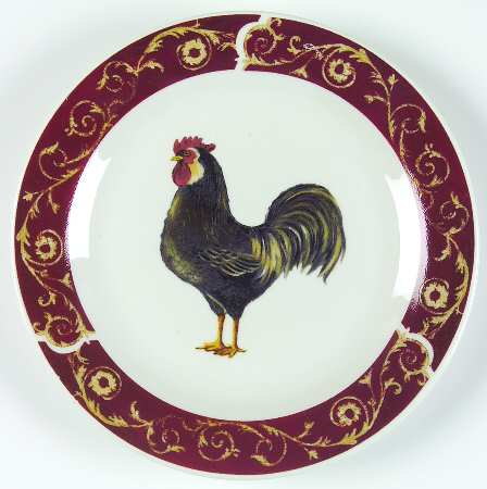 Farmhouse Rooster Salad Plate by Oneida