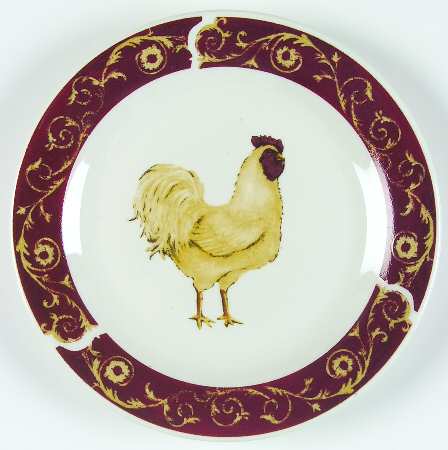 Farmhouse Rooster Salad Plate by Oneida