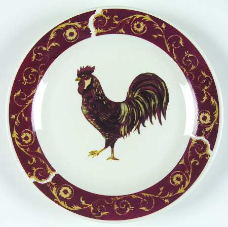 Farmhouse Rooster Salad Plate by Oneida