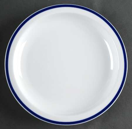 Toms Diner Blue Salad Plate