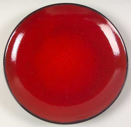 Sunset Round Salad Plate