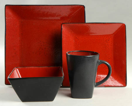 Sunset Square 4 Piece Place Setting
