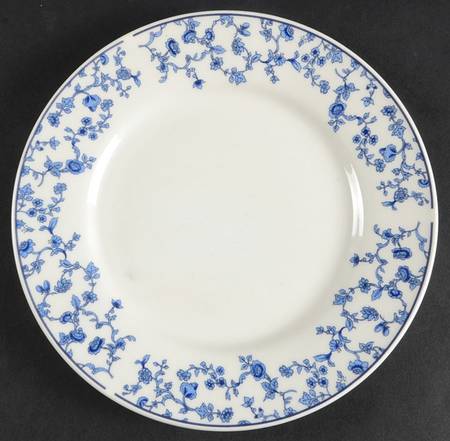 Blue Toile Salad Plate