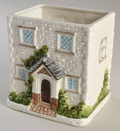 Thatch Roof Cottage Medium Canister No Lid
