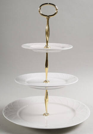 Picnic 13 7/8"-14 1/4" 3-Tiered Serving Tray(DP,SP,BB) HC