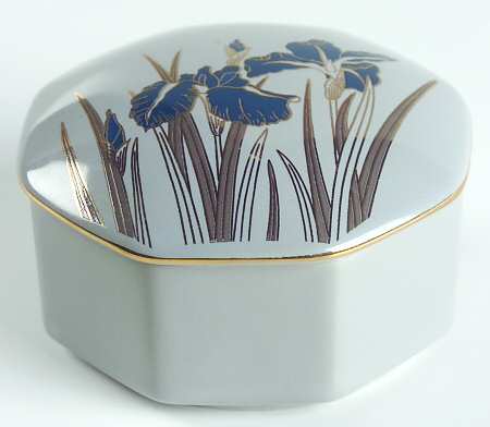 Royal Iris Octagonal Box & Lid