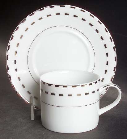 Couplet Flat Cup & Saucer Set