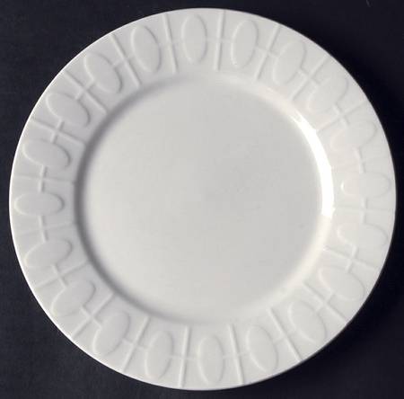 Oval Dots Salad Plate