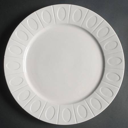 Oval Dots 12" Chop Plate (Round Platter)