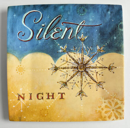 Seasons Greetings Salad/Dessert Plate