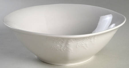 Retro Leaves 9" Round Serving Bowl