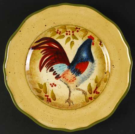 Mattina Baroque Salad/Dessert Plate