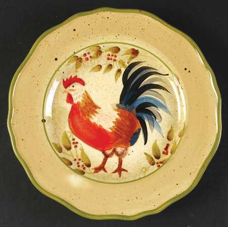 Mattina Baroque Salad/Dessert Plate by Oneida