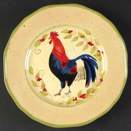 Mattina Baroque Salad/Dessert Plate by Oneida