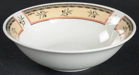 Tuscan Olives Coupe Cereal Bowl