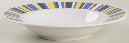 Hampton Stripe Rim Soup Bowl