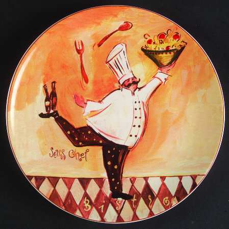 Chefcapades Salad/Dessert Plate