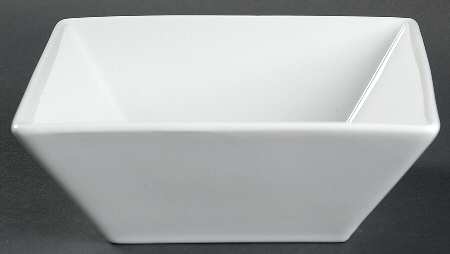 Whiteware Hard Square Soup/Cereal Bowl