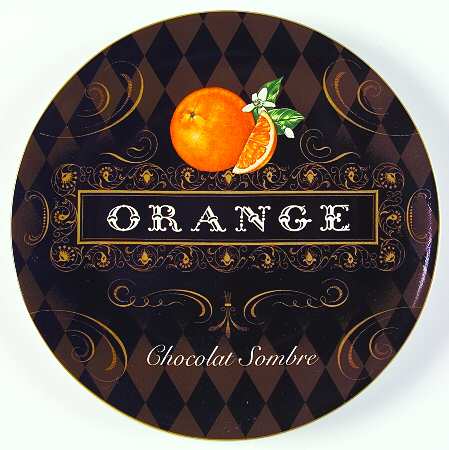 French Chocolate Salad/Dessert Plate by Oneida