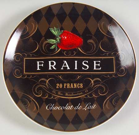 French Chocolate Canape Plate