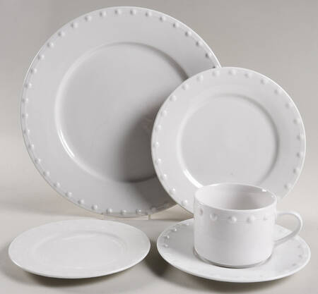 Evening Pearl 5 Piece Place Setting