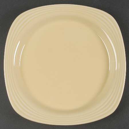 Culinaria Pound Cake (Light Yellow) Square Dinner Plate