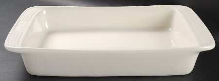 Culinaria A la Mode (Cream) 16" Rectangular Baker