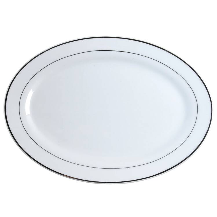 Splendid Platinum 11" Oval Serving Platter