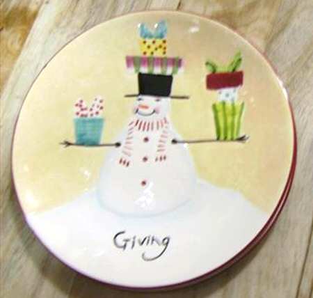 Merry Friends Salad Plate