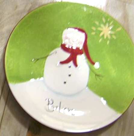 Merry Friends Salad Plate